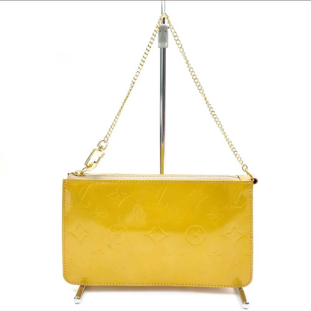 756212 Louis Vuitton LV Accessories Pouch Bag  Lexington Yellow Vernis